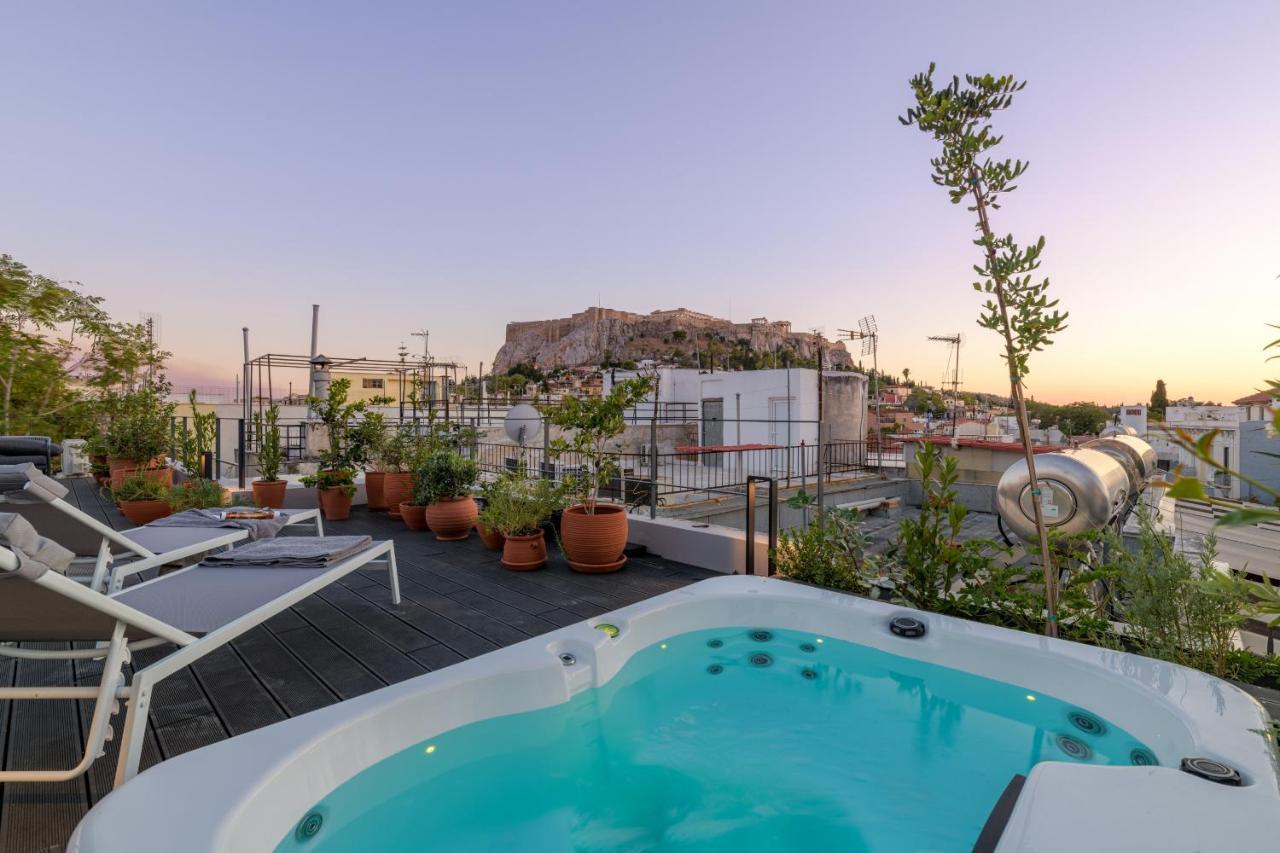 Meno Suite With Private Terrace - Jaccuzzi, Acropolis View Athens Exterior photo