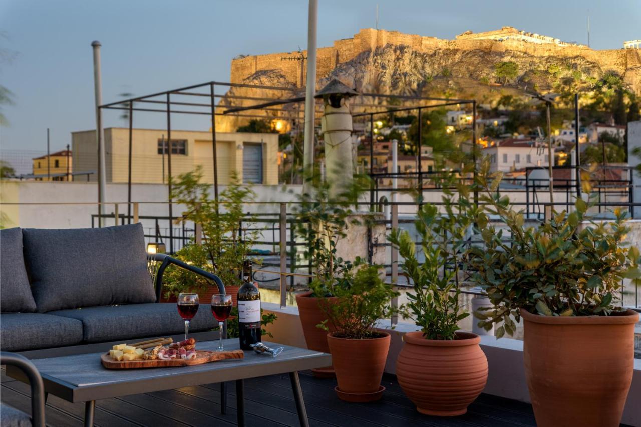 Meno Suite With Private Terrace - Jaccuzzi, Acropolis View Athens Exterior photo